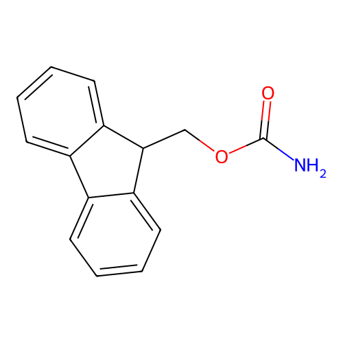 9-Fluorenylmethyl carbamate structure