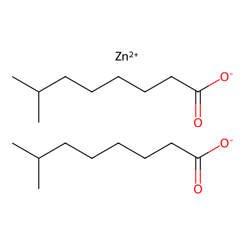 Zinc isononanoate structure