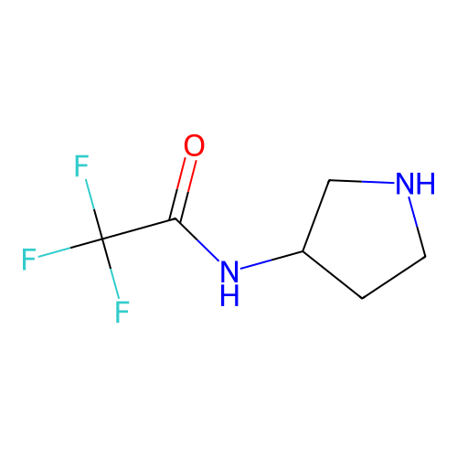 2,2,2-Trifluoro-N-(pyrrolidin-3-YL)acetamide structure
