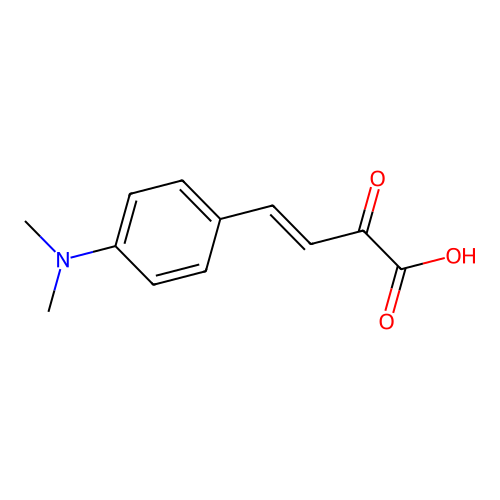 3-Butenoic acid, 4-[4-(dimethylamino)phenyl]-2-oxo- structure