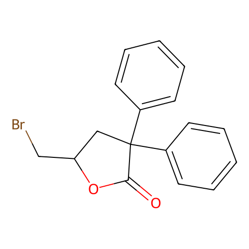 5-(Bromomethyl)-3,3-diphenyldihydrofuran-2(3h)-one structure