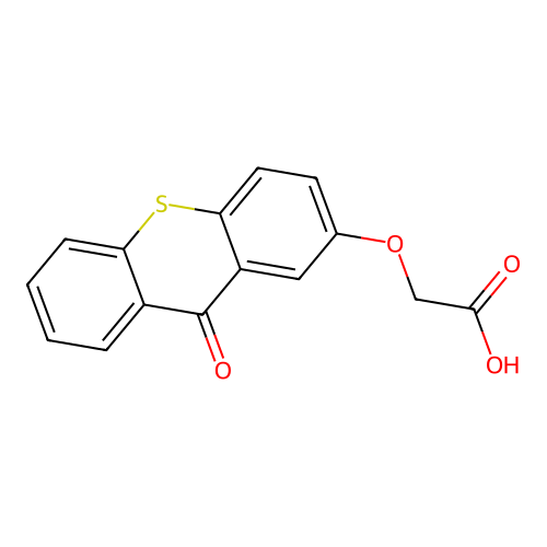 2-(Carboxymethoxy)thioxanthone structure