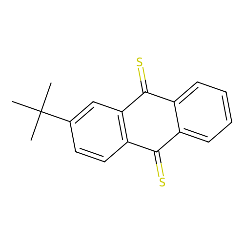 2-(1,1-Dimethylethyl)anthracene-9,10-dithione structure