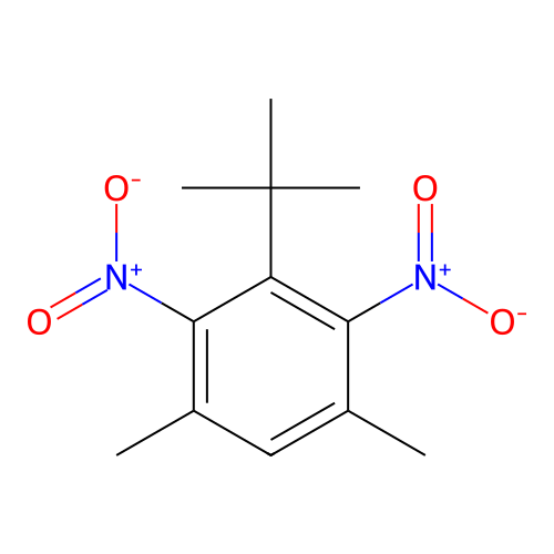 5-tert-Butyl-4,6-dinitro-m-xylene structure