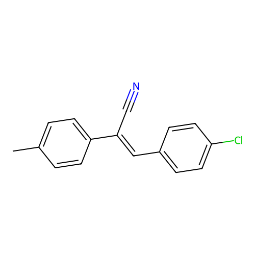 4-Chloro-alpha-(para-tolyl)-cinnamonitrile structure