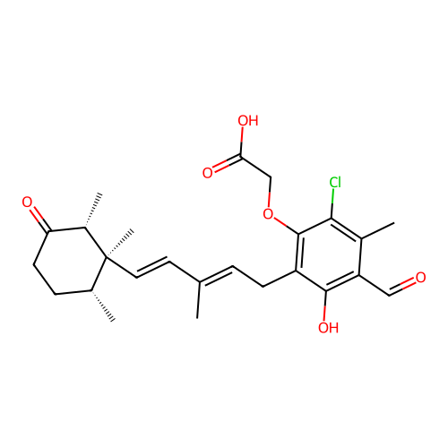 4-O-Carboxymethylascochlorin structure