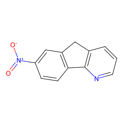 7-Nitro-5H-indeno[1,2-b]pyridine structure