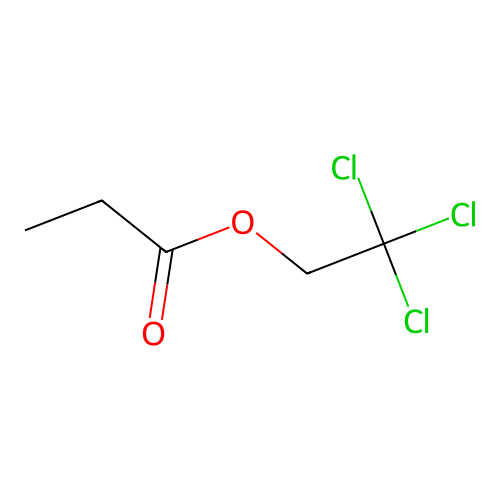 2,2,2-Trichloroethyl propionate structure