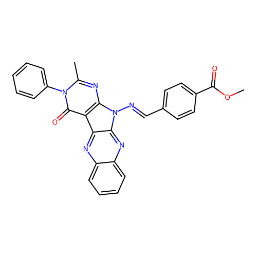 C28H20N6O3 structure