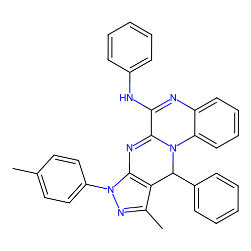 C32H26N6 structure