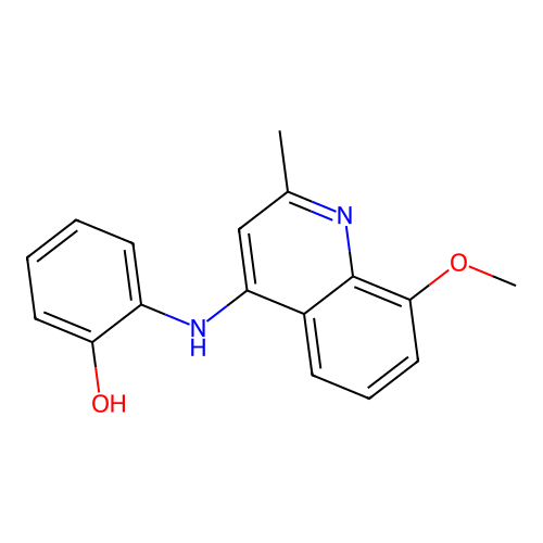 2-[(8-Methoxy-2-methylquinolin-4-yl)amino]phenol structure