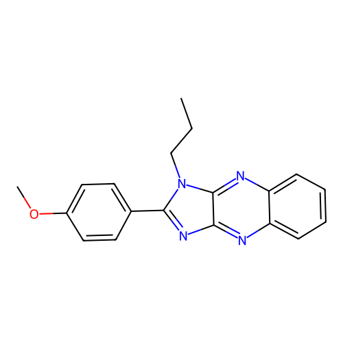 2-(4-Methoxyphenyl)-3-propylimidazo[4,5-b]quinoxaline structure