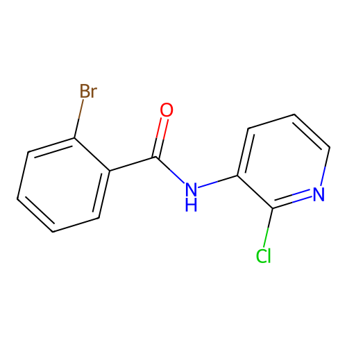 Benzamide, 2-bromo-N-(2-chloro-3-pyridinyl)- structure