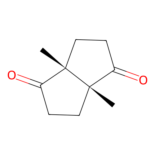 (3aR,6aR)-3a,6a-dimethyl-2,3,5,6-tetrahydropentalene-1,4-dione structure