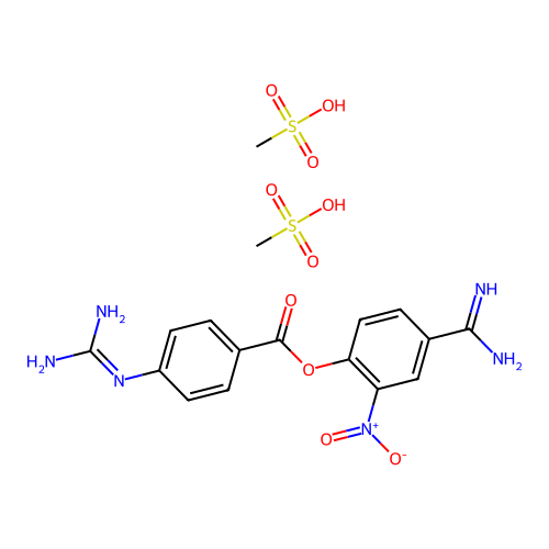 4- benzoate,methanesulfonicacid structure