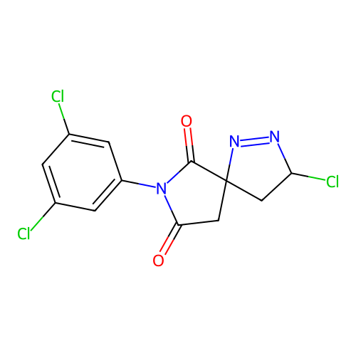 3-Chloro-7-(3,5-dichlorophenyl)-1,2,7-triazaspiro[4.4]non-1-ene-6,8-dione structure