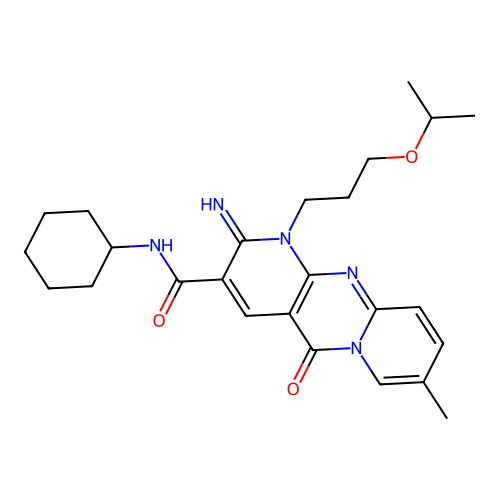 C25H33N5O3 structure