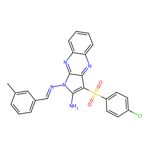 C24H18ClN5O2S structure
