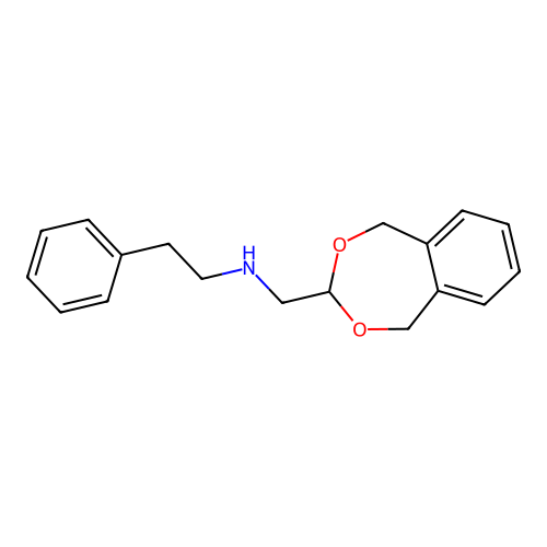 N-(1,5-dihydro-2,4-benzodioxepin-3-ylmethyl)-2-phenylethanamine structure