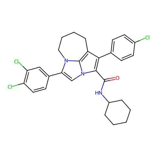 C29H28Cl3N3O structure