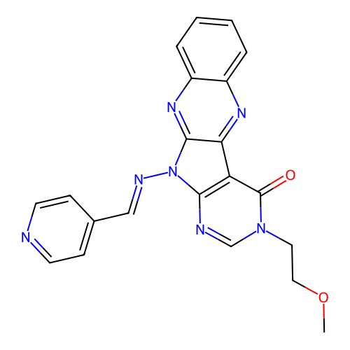 C21H17N7O2 structure