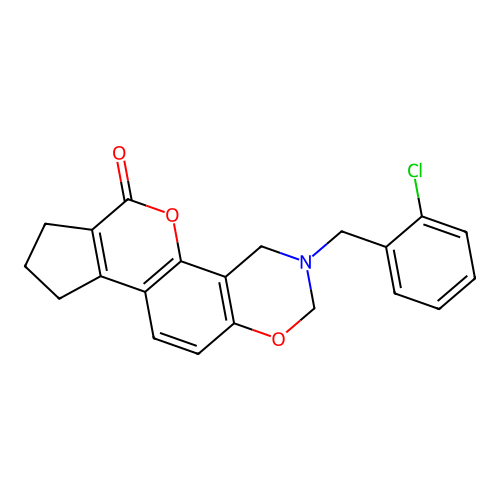 C21H18ClNO3 structure