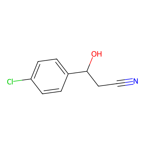 3-(4-Chlorophenyl)-3-hydroxypropanenitrile structure