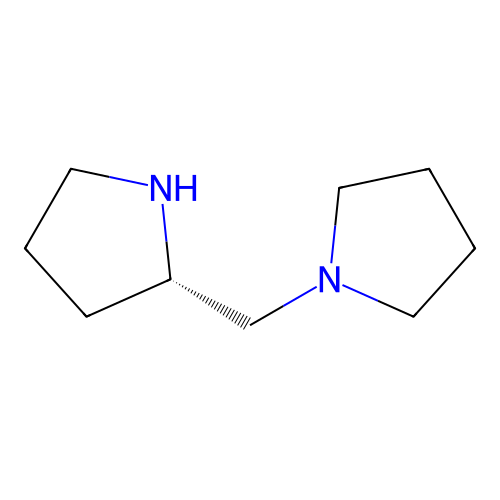 (S)-(+)-1-(2-Pyrrolidinylmethyl)pyrrolidine structure