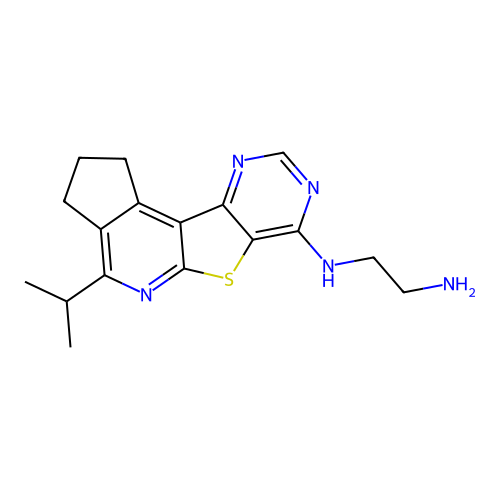 C17H21N5S structure