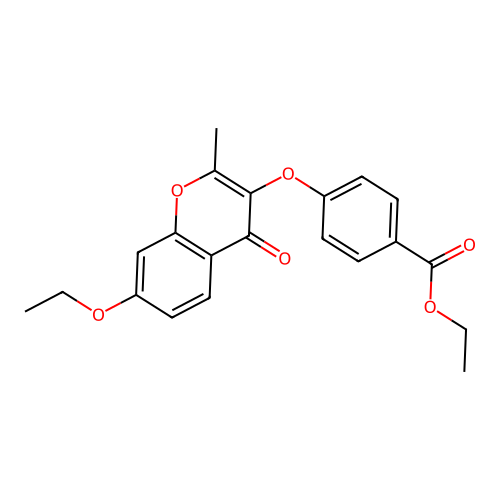 ethyl 4-[(7-ethoxy-2-methyl-4-oxo-4H-chromen-3-yl)oxy]benzoate structure