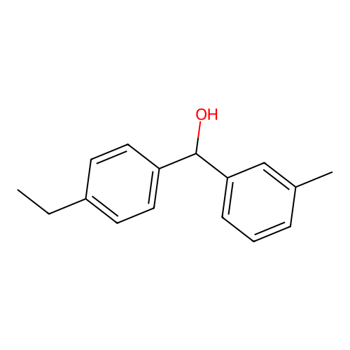 (4-Ethylphenyl)(m-tolyl)methanol structure