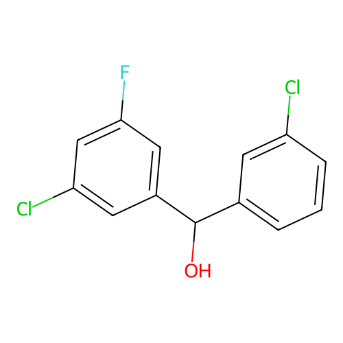 (3-Chloro-5-fluorophenyl)(3-chlorophenyl)methanol structure
