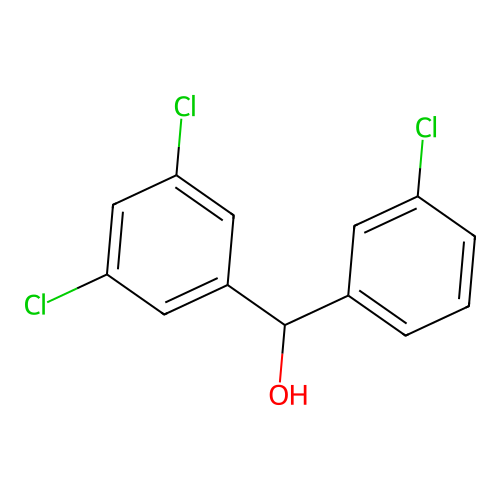3,3',5-Trichlorobenzhydrol structure
