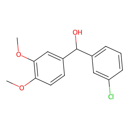 3-Chloro-3',4'-dimethoxybenzhydrol structure