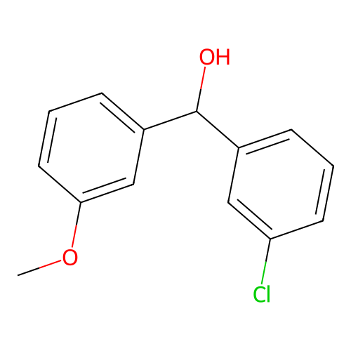 3-Chloro-3'-methoxybenzhydrol structure