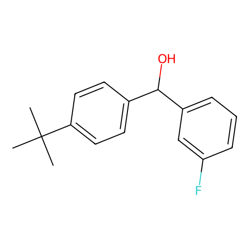 4-tert-Butyl-3'-fluorobenzhydrol structure