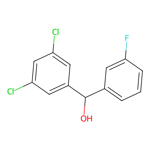 3,5-Dichloro-3'-fluorobenzhydrol structure