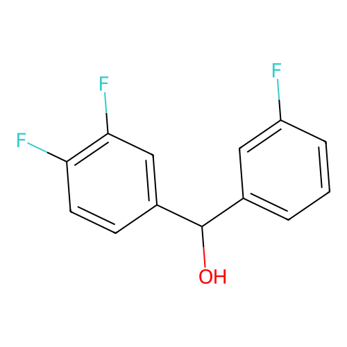 3,3',4-Trifluorobenzhydrol structure
