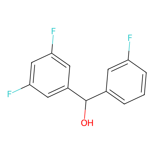 3,3',5-Trifluorobenzhydrol structure