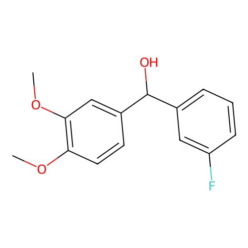 3-Fluoro-3',4'-dimethoxybenzhydrol structure