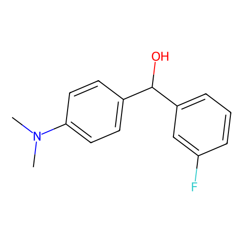 4-(Dimethylamino)-3'-fluorobenzhydrol structure