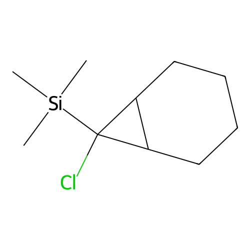{7-Chlorobicyclo[4.1.0]heptan-7-yl}trimethylsilane structure