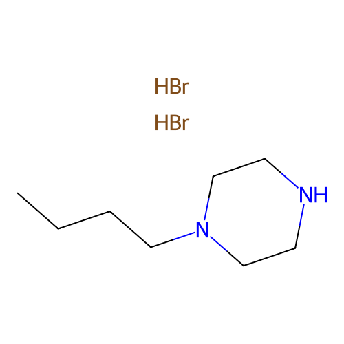1-Butylpiperazine dihydrobromide structure