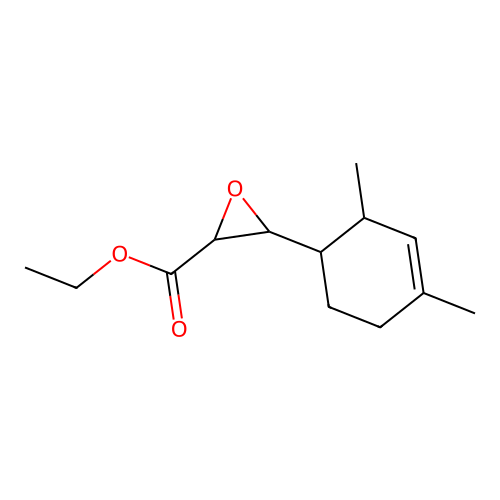 Ethyl 3-(2,4-dimethylcyclohex-3-en-1-yl)oxirane-2-carboxylate structure