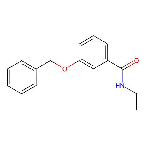 N-ethyl-3-phenylmethoxybenzamide structure