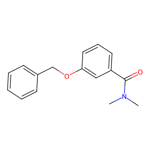 3-(benzyloxy)-N,N-dimethylbenzamide structure