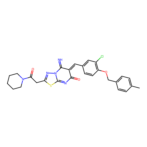 C27H26ClN5O3S structure