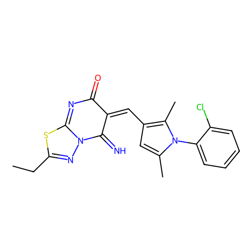 C20H18ClN5OS structure