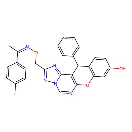 C28H23N5O3 structure