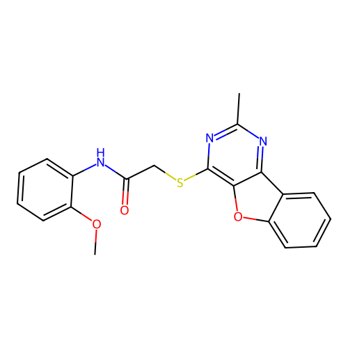 N-(2-methoxyphenyl)-2-((2-methylbenzofuro[3,2-d]pyrimidin-4-yl)thio)acetamide structure